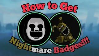 How to Get "Nightmare Puppet" & "PlushTrap" Badges!!! | Fredbear and Friends 5 | Roblox