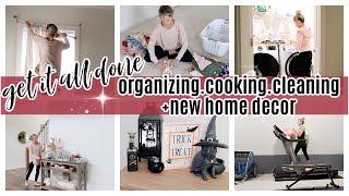 *NEW* GET IT ALL DONE ORGANIZING, COOKING, CLEANING, DECORATING // TIFFANI BEASTON HOMEMAKING 2021