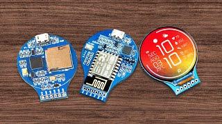 Roundy - Round LCD Board based on RP2040ESP 12E