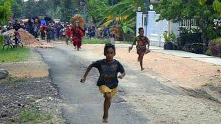 Diejek Barongan Ngamuk Ngejar Orang - Arak Arakan Barongan Blora Live Banjarejo