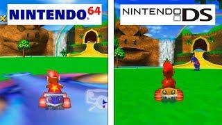 Diddy Kong Racing | N64 vs DS | HD Graphics Comparison