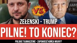 PILNE! Będzie POKÓJ?! Tłumaczenie oświadczenia Zełenskiego - uległ USA? Trump dopiął celu?