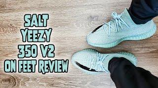 Adidas Yeezy Boost 350 v2 Salt On Feet Review (HQ2060)