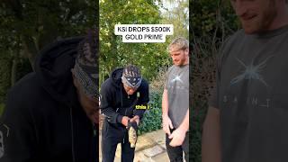 KSI drops $1,000,000 PRIME! #drinkprime #prime #ksi #loganpaul #viral #shorts
