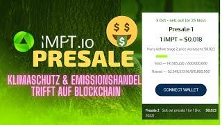 IMPT Token Presale - 1,5 Millionen US Dollar in nur 4 Tagen eingenommen