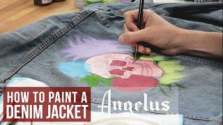 How to Paint a Denim Jacket | Angelus Paints