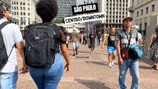 Exploring the Reality of Downtown São Paulo Today - Brazil【4K】2025