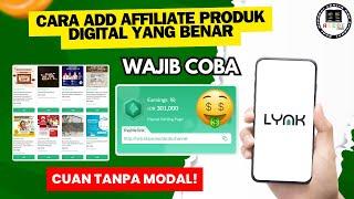 Cara Add Affiliate Produk Digital di HP - Peluang Cuan Baru