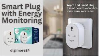 Best Wipro 16A Wi-Fi Smart Plug with Energy Monitoring #digimore24 #wipro