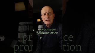 How to correctly pronounce ‘pronunciation’ in British English  #britishenglish #britishaccent