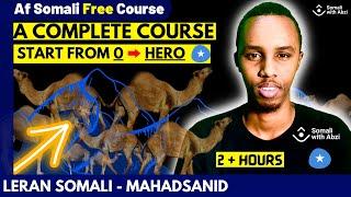 Af Somali For Beginners | A Complete Free Course | Start From 0 ️ Hero! 2024