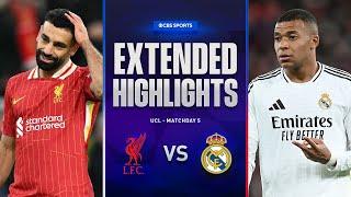 Liverpool vs. Real Madrid: Extended Highlights | UCL League Phase MD 5 | CBS Sports Golazo