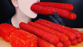 ASMR HOT CHEETOS SAUSAGE SPAM CHEESY COOKING MUKBANG 치토스 소세지 스팸 먹방 スパム ソーセージ Sosis 咀嚼音 EATING SOUNDS