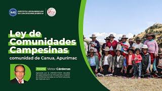 Ley de Comunidades Campesinas, comunidad de Canua, Apurímac - Víctor Cárdenas