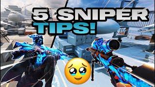 5 Sniper Tips that Gives GREAT SNIPING AIM! (CODM)