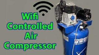 Automatic Air Compressor Control with Wifi and a ESP32 QTPY