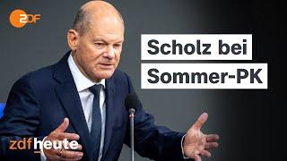 Live: Sommerpressekonferenz von Bundeskanzler Olaf Scholz