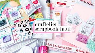 Craftelier Scrapbook Haul #craftelierhaul