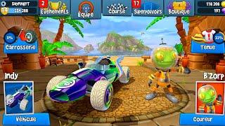 New challenge 2024 | Racing all car | Racing all hero! | Beach buggy racing 2 Session 25.