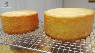 Sponge Cake  | FLAT LAYERS |  Recipe & Method