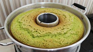 SEMERBAK WANGI PANDAN KETIKA BOLU NYA MATANG SUPER LEMBUT ENAK BANGET | BOLU BAKING PAN