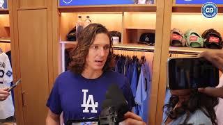 Dodgers postgame: Tyler Glasnow dejected by right shoulder injury & feels bad for fans