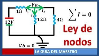 Basic electrical circuit Kirchhoff's law nodes