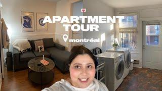 montreal apartment tour ( wfh office, post grad apartment )
