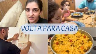 DE VOLTA PARA CASA | CUSCUZ TEMPERADO | CHEGOU OS QUADROS | TIVE QUE FAZER UMA CIRURGIA