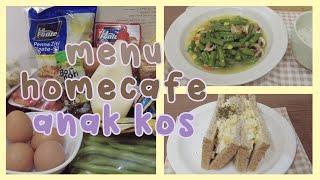 Menu homecafe anak kos | Day 1