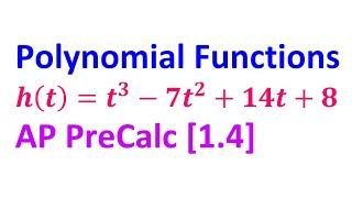 1.4A - Polynomial Functions and Rate of Change [AP Precalculus]