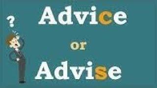 Advice vs Advise | Difference between Advice and Advise English Grammar Learning | Letstute English