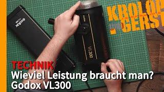 Wieviel Leistung braucht man wirklich? Godox VL300  Krolop&Gerst