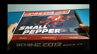 Unboxing Eachine E013 Small Pepper FPV Racing drone for beginner and first flight. Fast and spicy!