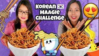 Korean  Maggi Challenge  || *VIRAL* Korean Style Maggi 