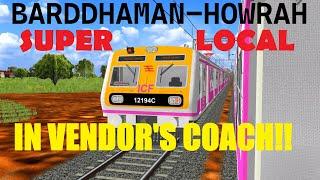 A High Speed Journey In Barddhaman Howrah Super Local Via Main