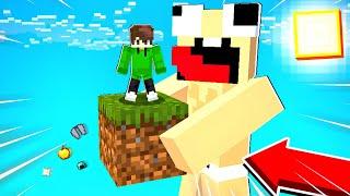 Minecraft Lekin One Blockda Ukam Bilan Yashab Qolamiz!