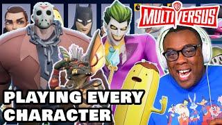 Playing EVERY Multiversus Character + Jason & Joker | Early Game Preview