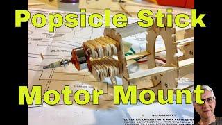 Popsicle Stick Motor Mount