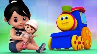 Miss Polly Had A Dolly | Bob The Train | Rhymes For Kids