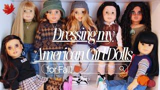 Dressing my American Girl Dolls for Fall!  | Adult Collector