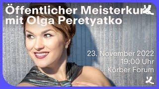 Öffentlicher Meisterkurs mit Olga Peretyatko (2022)