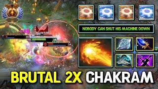 ULTRA TANKY OFFLANE BOSS Timbersaw With 2x Chakram 100% Nobody Can Shut His Machine Down DotA 2