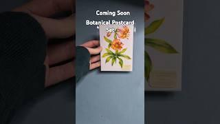 Coming soon! Botanical Postcard Set of 6  #botanicalart #snailmail #stationeryaddict #postcard #art