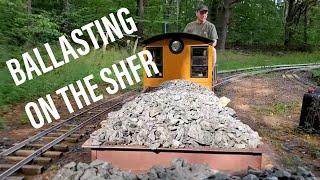 Ballasting on the Stoddard Hill Farm Railway