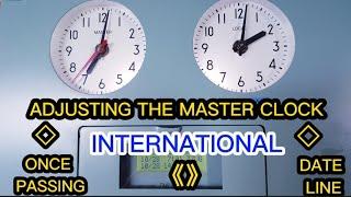 The Simple Way To Adjust "Master Clock" When Passing International Date Line.