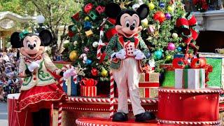 Mickey's Once Upon A Christmastime Parade 2024 Daytime FULL SHOW in 4K | Magic Kingdom Disney World