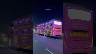 Most luxurious bus || sleeper luxury bus | shihori travels | #tranding #4k #travel #shorts