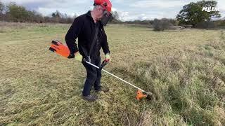 Pellenc Excelion Alpha Battery-Powered Grass Strimmer Demonstration