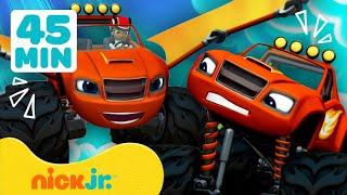 Blaze and the Monster Machines | 45 MINUTEN mit den besten Rettungsmissionen von Blaze! | Nick Jr.